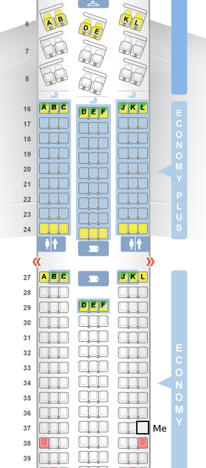 Lot Dreamliner Seat Map Crew Vs. View On United's Boeing 787 | By Doc Searls | Medium
