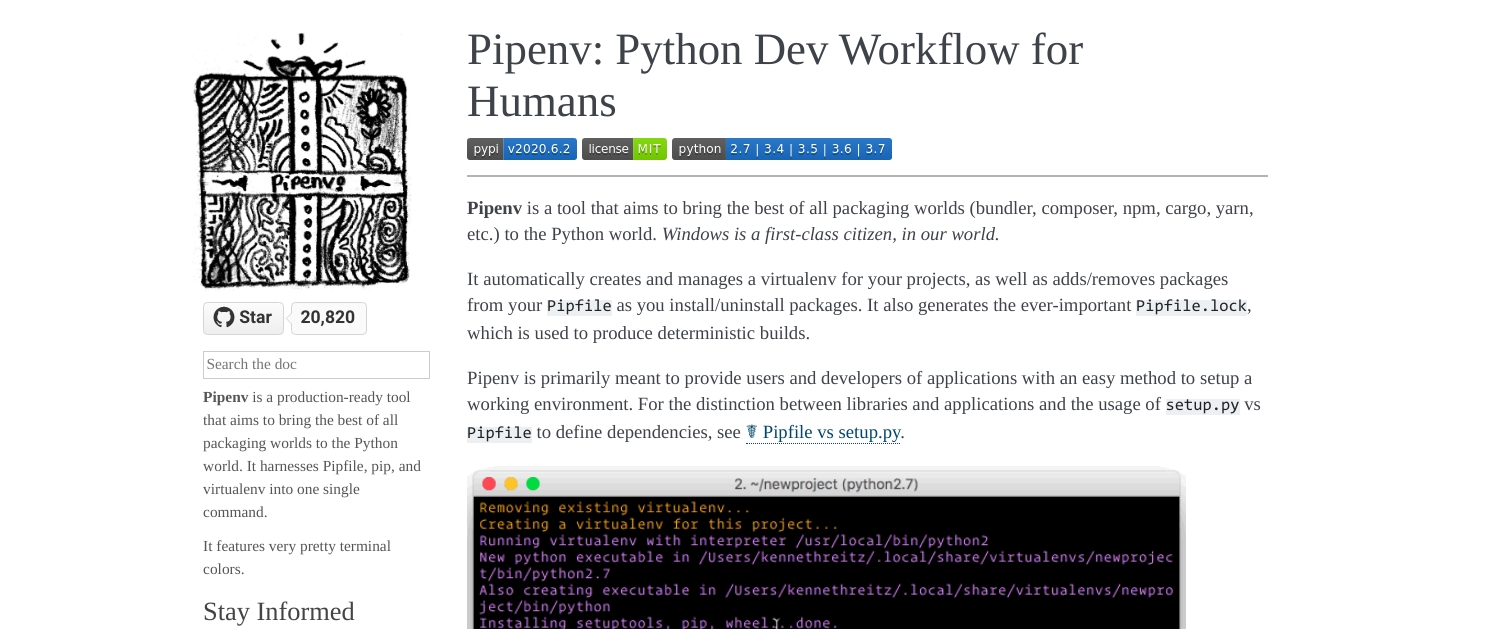 Managing Dependencies in Python. pip, virtualenv, pipenv and poetry ...