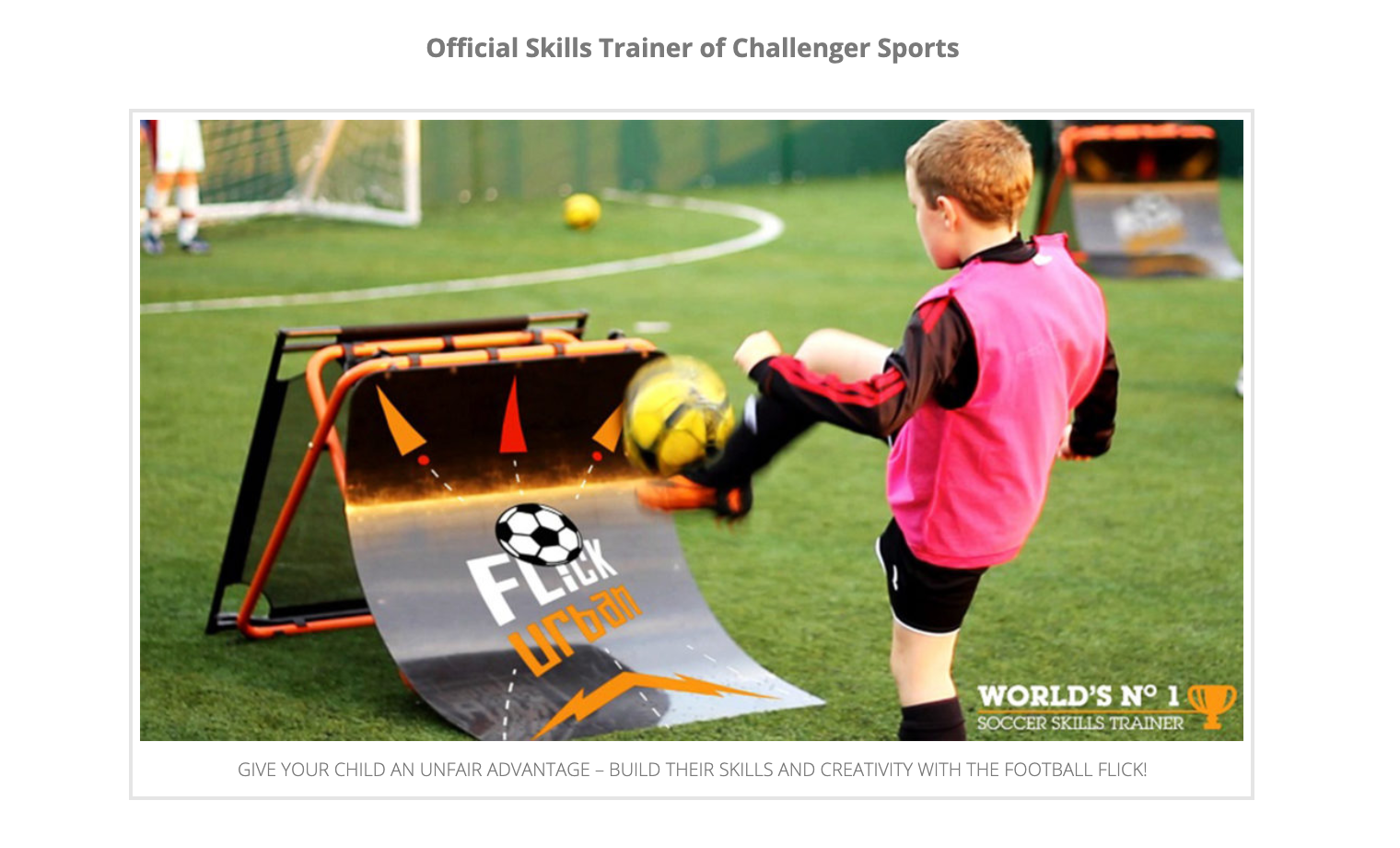 flick soccer trainer