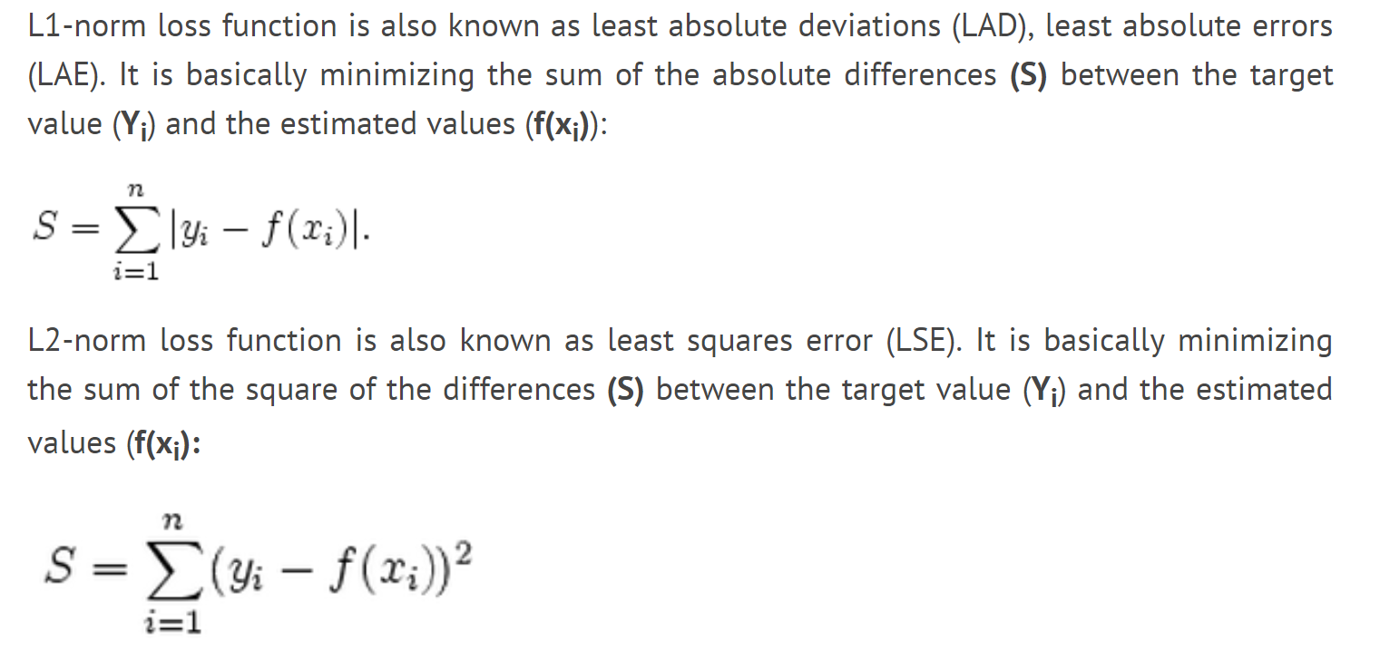 Only Numpy Implementing Different Combination Of L1 L2 Norm