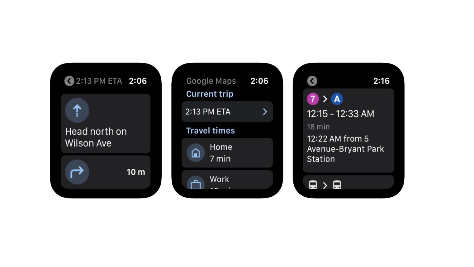 os maps apple watch