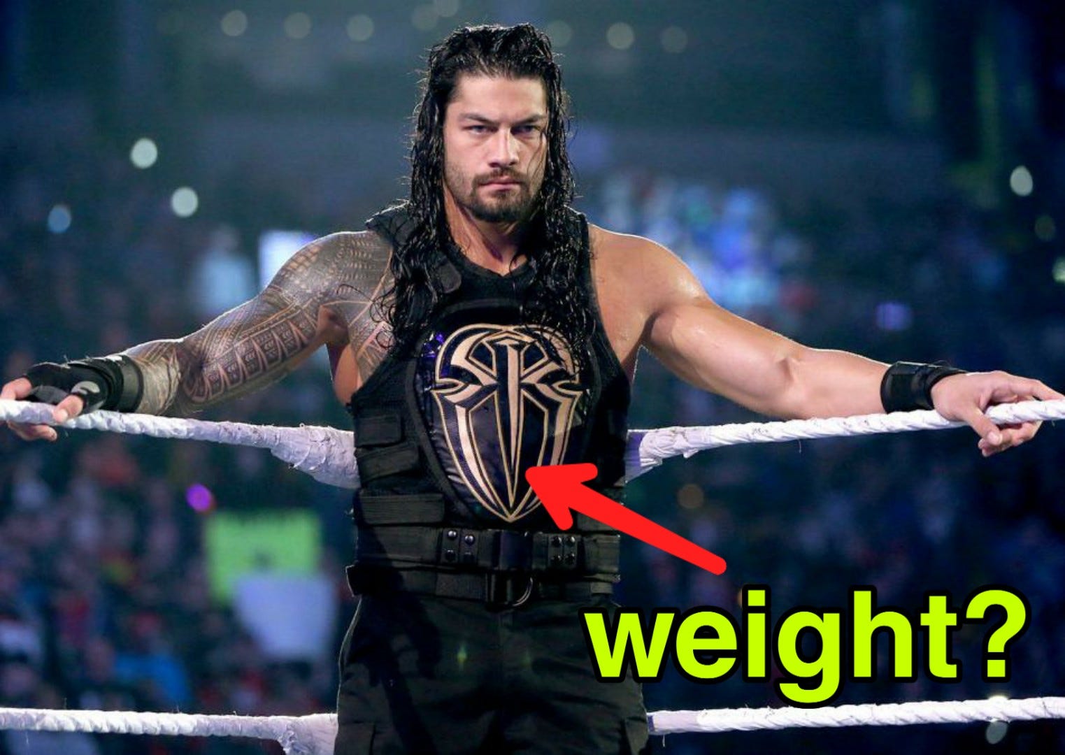 Why Roman Reigns Always Wear That Vest On His Chest Weight Of