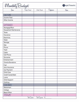 10 free budget templates that will change your life by sannia sehrish medium