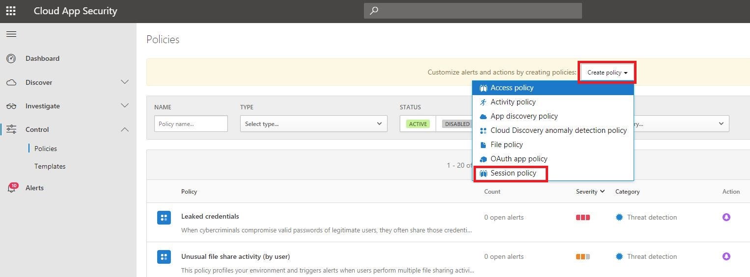 Restricting Access With Microsoft Cloud App Security By Tim Beer Medium