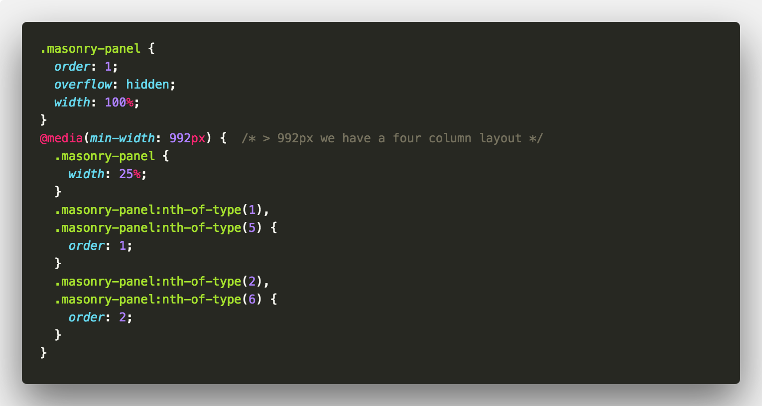 HOW TO: “True” masonry layout. Implementing the masonry layout with ...