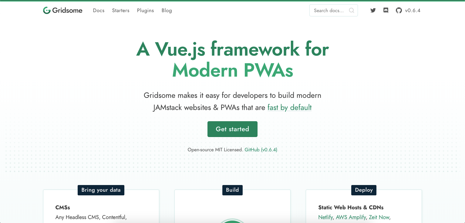 Introduction to Gridsome. Gridsome is a Vue.jspowered, modern… by