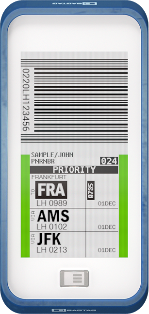 airline baggage labels