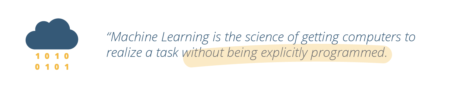 what is machine learning meaning