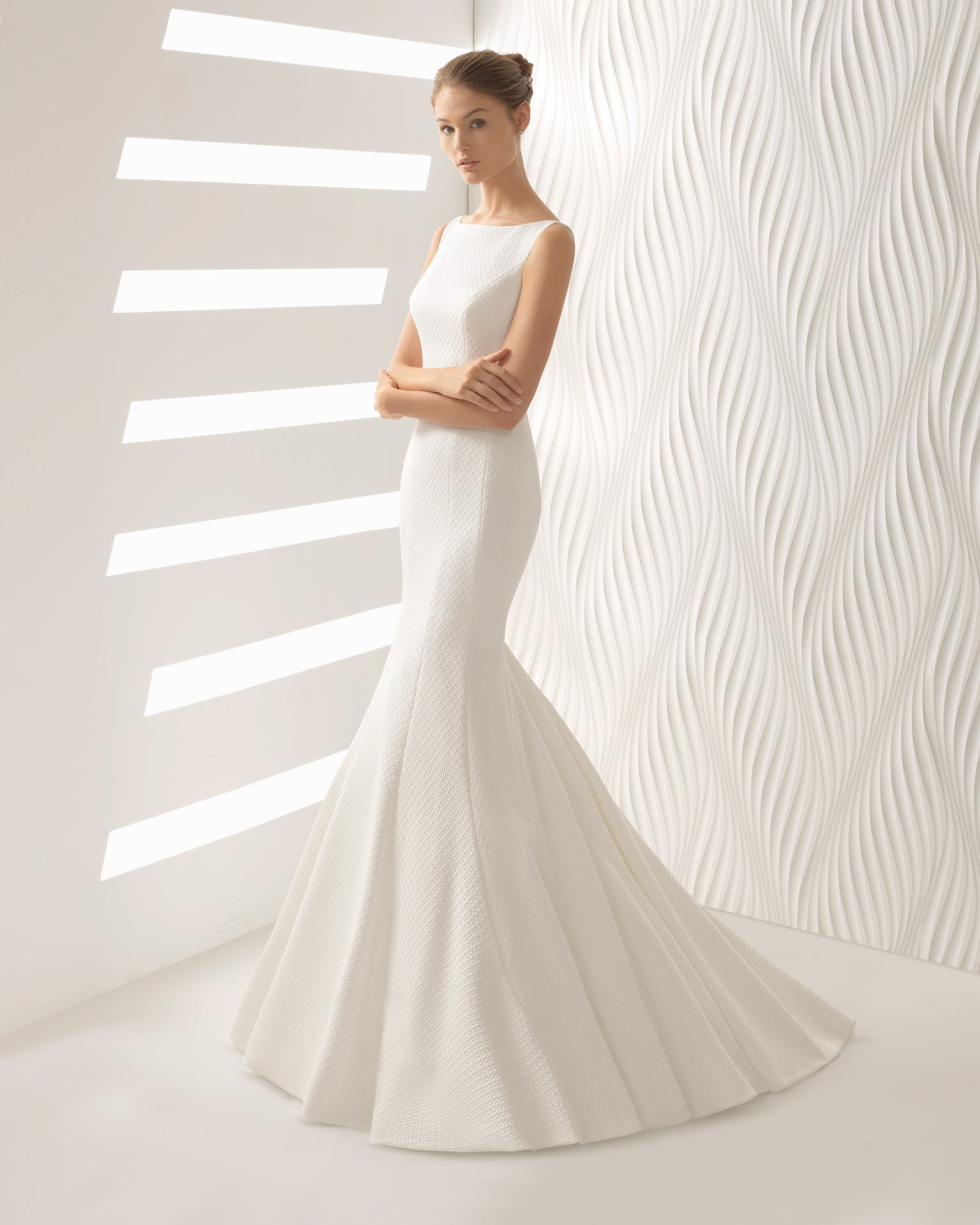 vestido de noiva branco liso