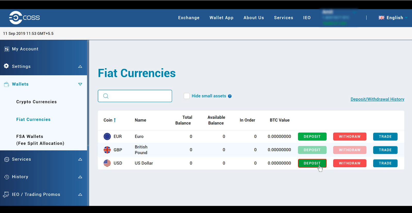COSS — Fiat Deposit and Withdrawal User Guide | by COSS Team | COSS ...