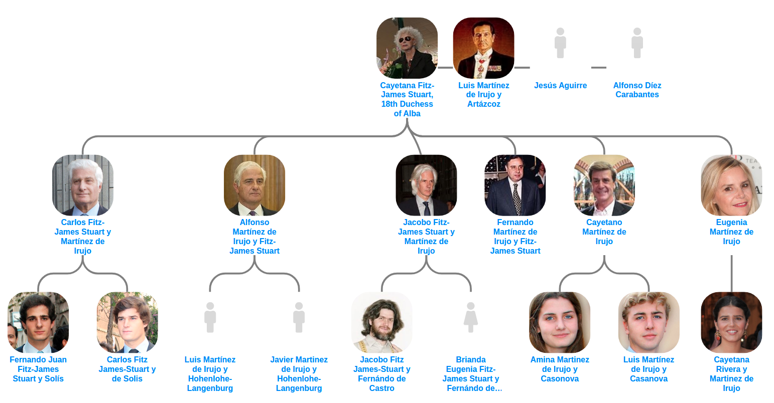 Family Tree Of Cayetana Fitz James Stuart 18th Duchess Of Alba By Enti Family Trees May 21 Medium Family Tree Of Cayetana Fitz James Stuart 18th Duchess Of Alba By Enti Family Trees May 21 Medium