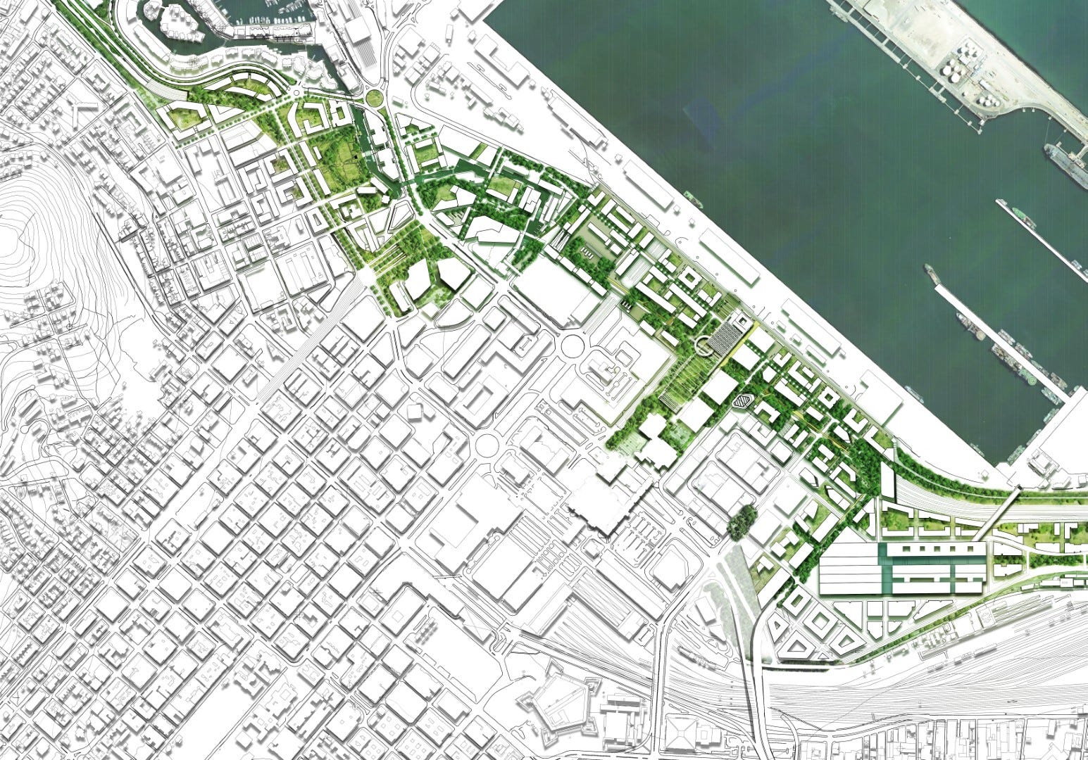 A Compelling Vision For Cape Town S Foreshore Freeway Precinct And Unfinished Bridge By Dhk Architects Medium