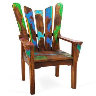 Dock Holiday Solid Wood Adirondack Chair By Ecochic Lifestyles