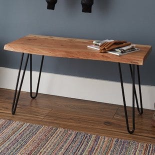 Tindle Wood Bench By Union Rustic Onsales Discount Prices