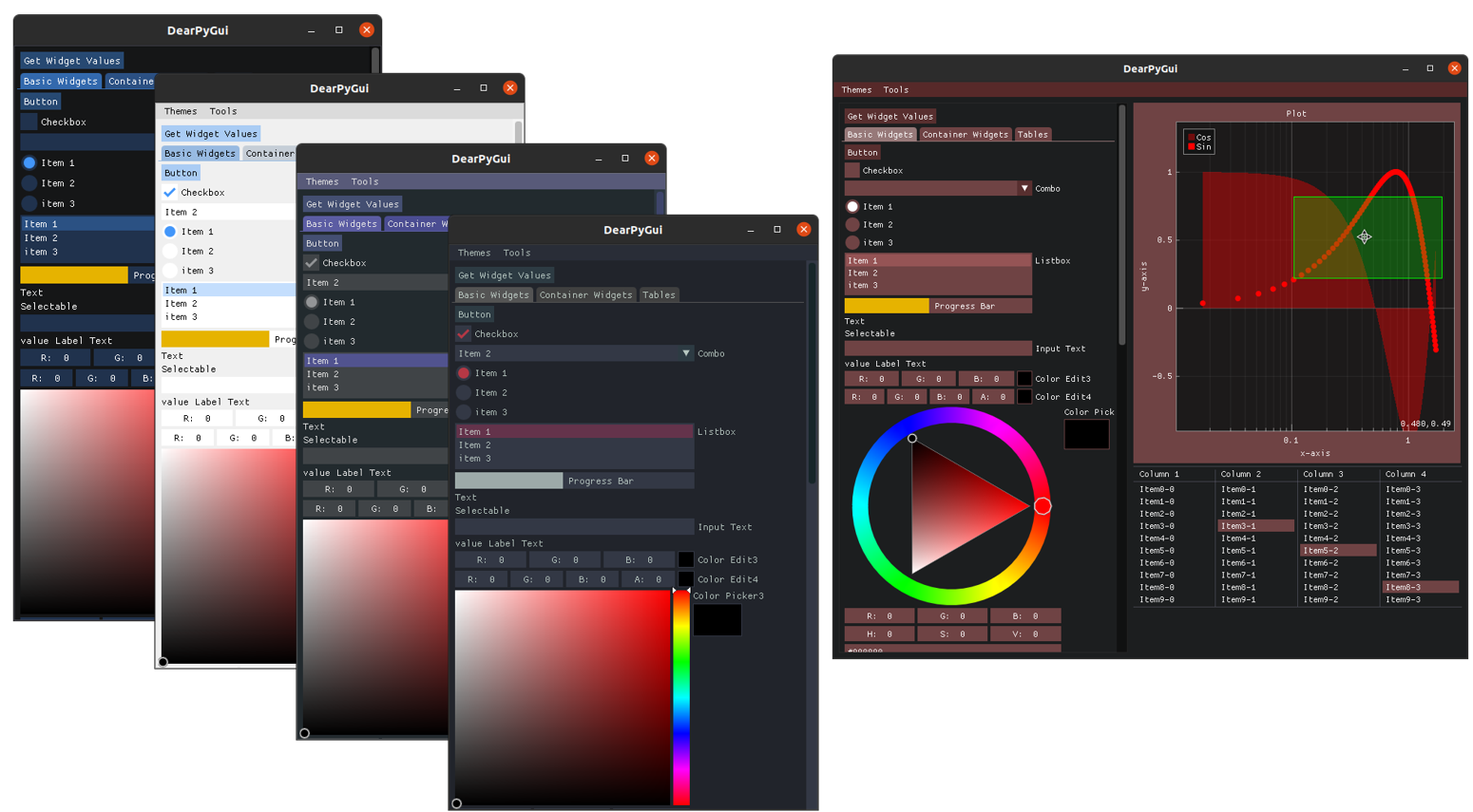 Featured image of post Dearpygui Examples Dear pygui includes several tools to help developers with dearpygui app development including