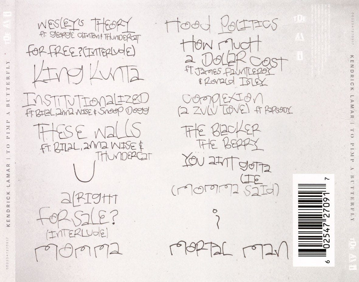 Kendrick Lamar S To Pimp A Butterfly Annotated By R A Villareal Cuepoint Medium Kendrick Lamar S To Pimp A Butterfly Annotated By R A Villareal Cuepoint Medium
