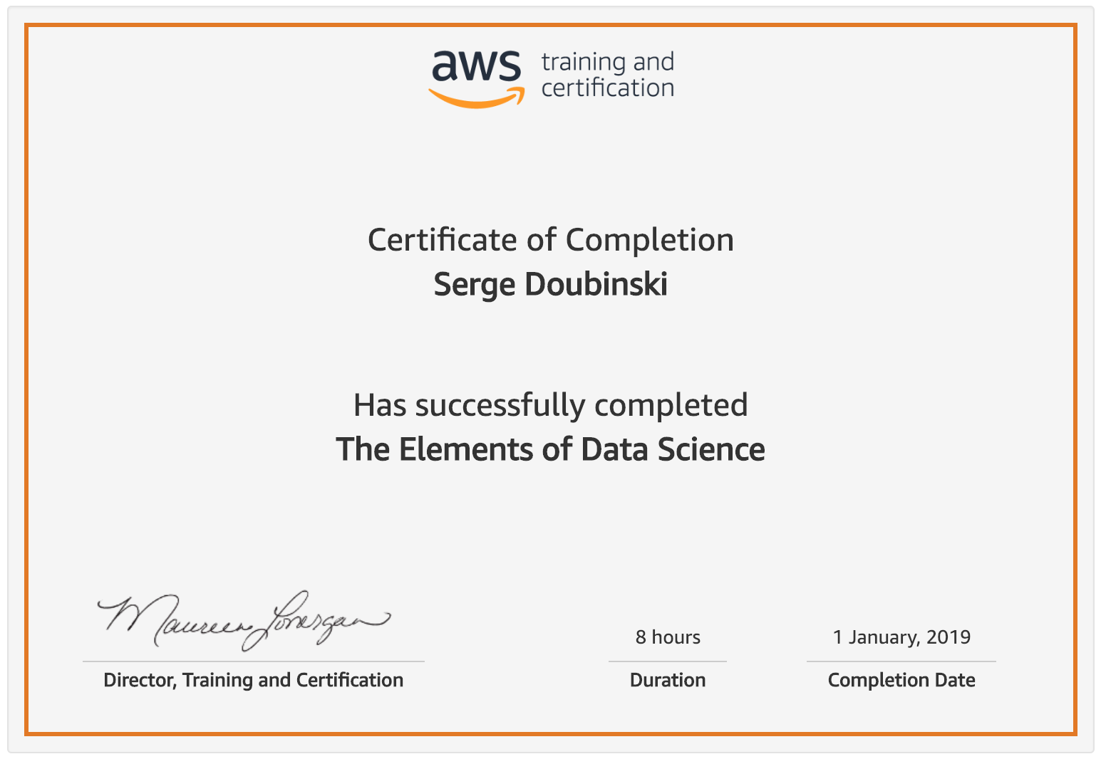 amazon internal machine learning training