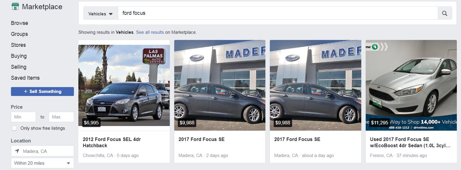 Facebook Ads Vs Facebook Marketplace For Car Dealers What S Better By Sam Khuc Medium