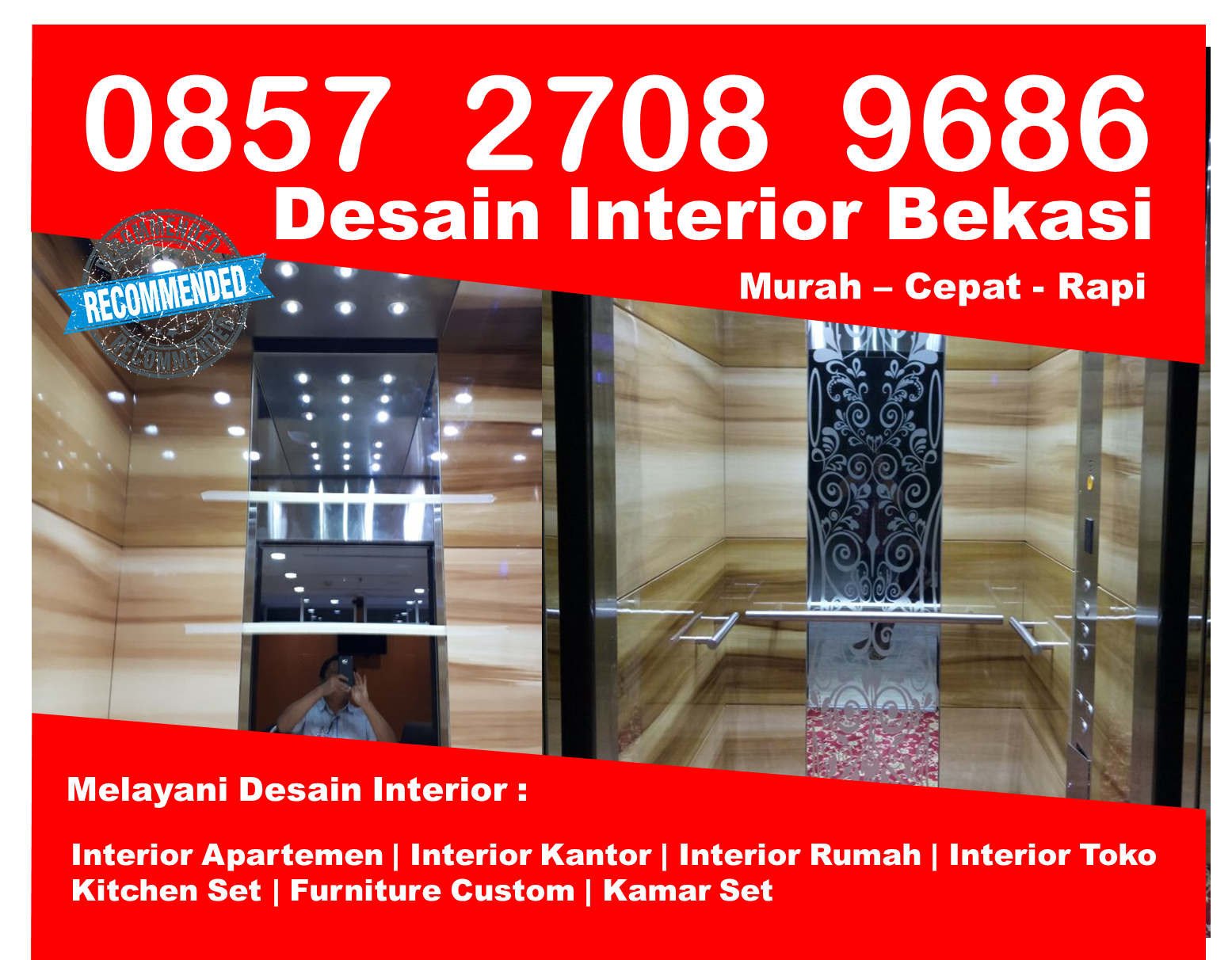 Telp 0857 2708 9686 Indosat Estimasi Biaya Interior Bekasi