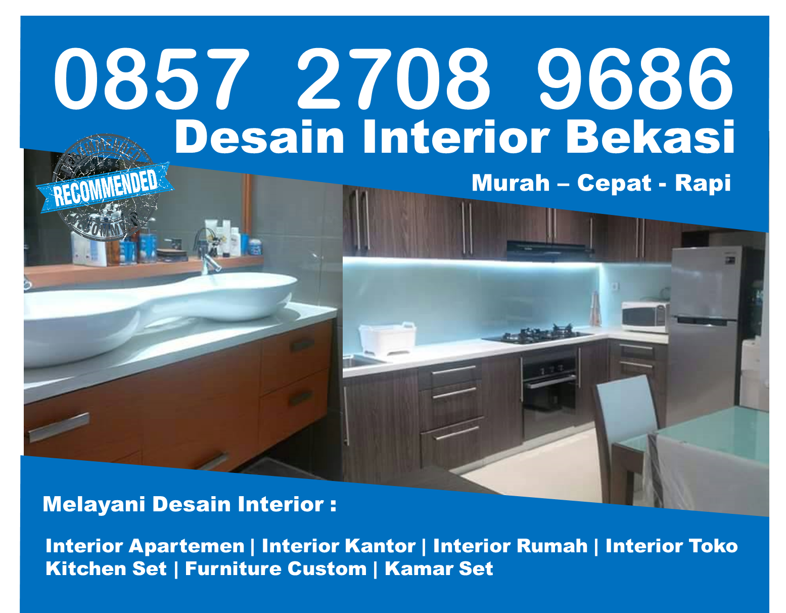 Telp 0857 2708 9686 Indosat Design Interior Apartemen Murah