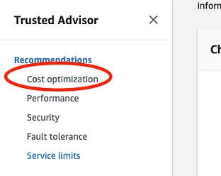 AWS Trusted Advisor