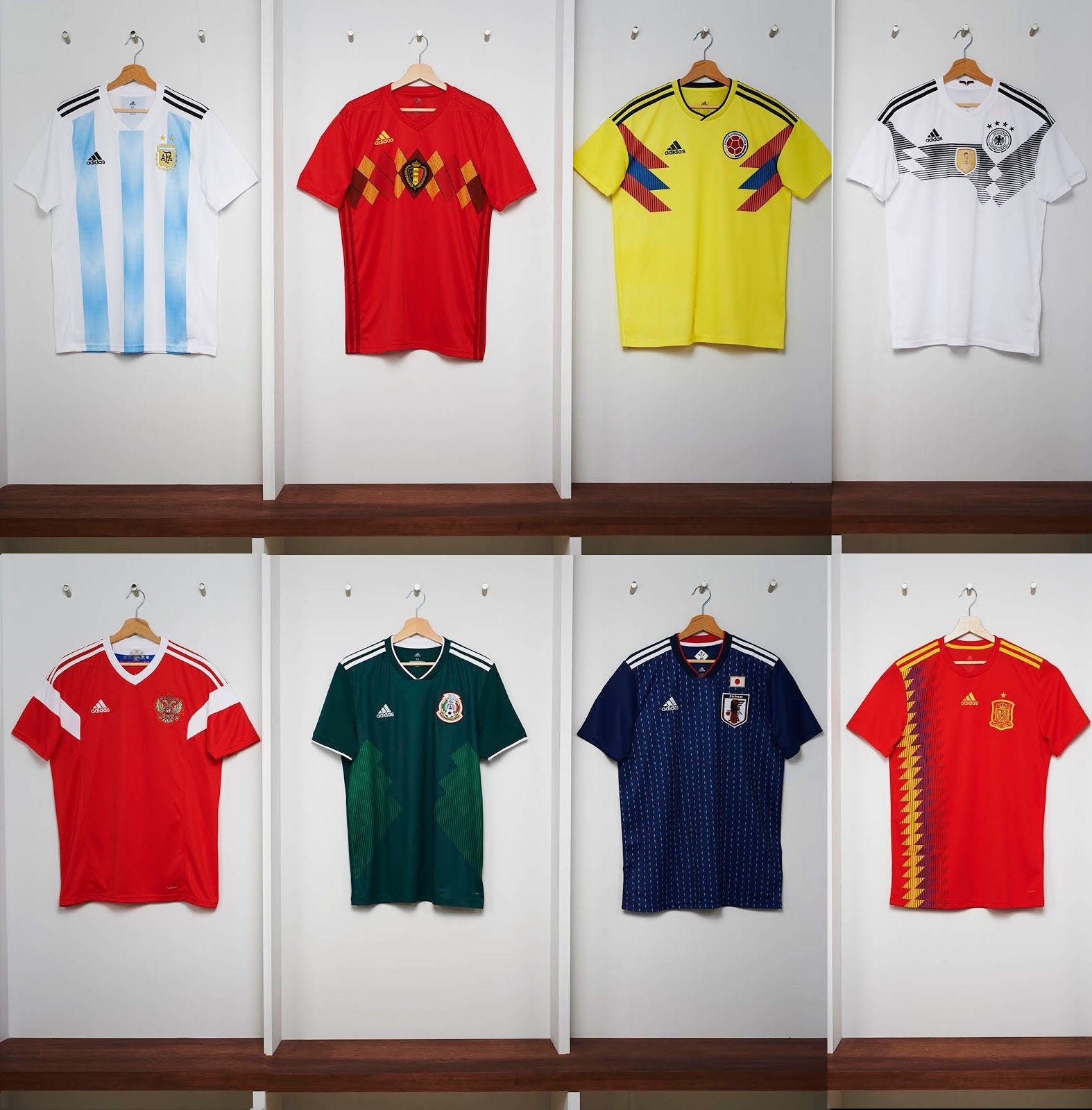 world football jerseys