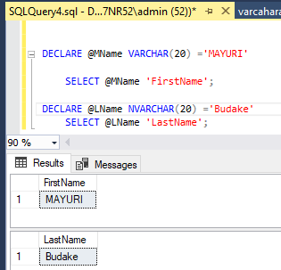 Varchar Vs NVarchar in SQL. Varchar Vs NVarchar: | by mayuri budake | Medium