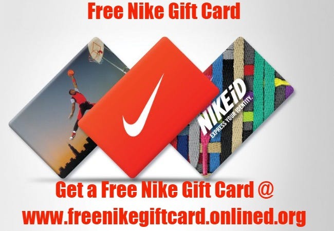 free nike gift card