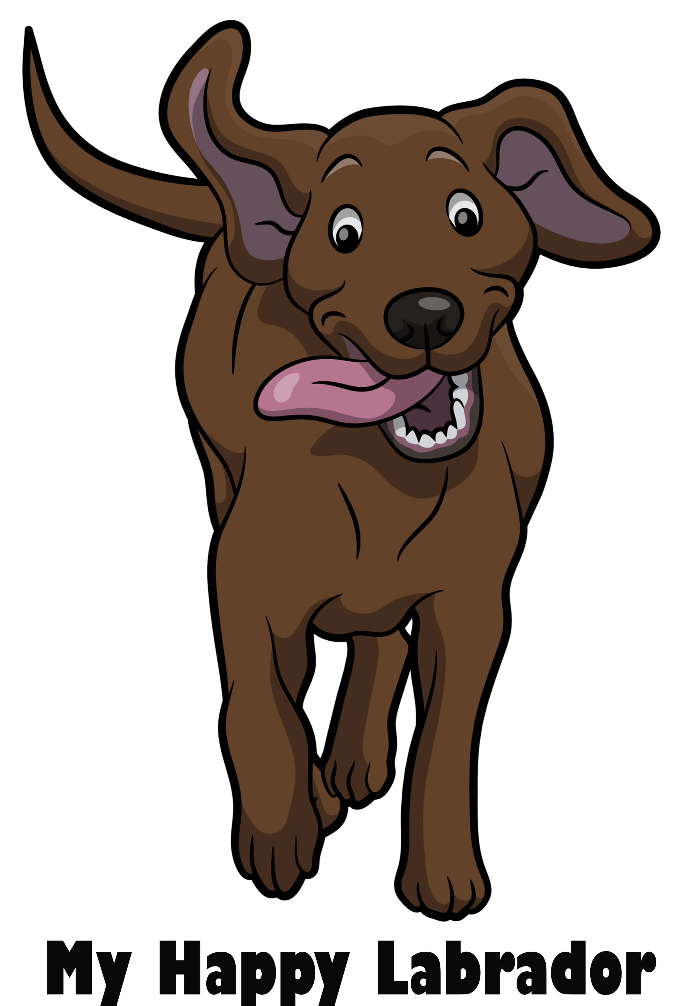 My Happy Labrador Medium