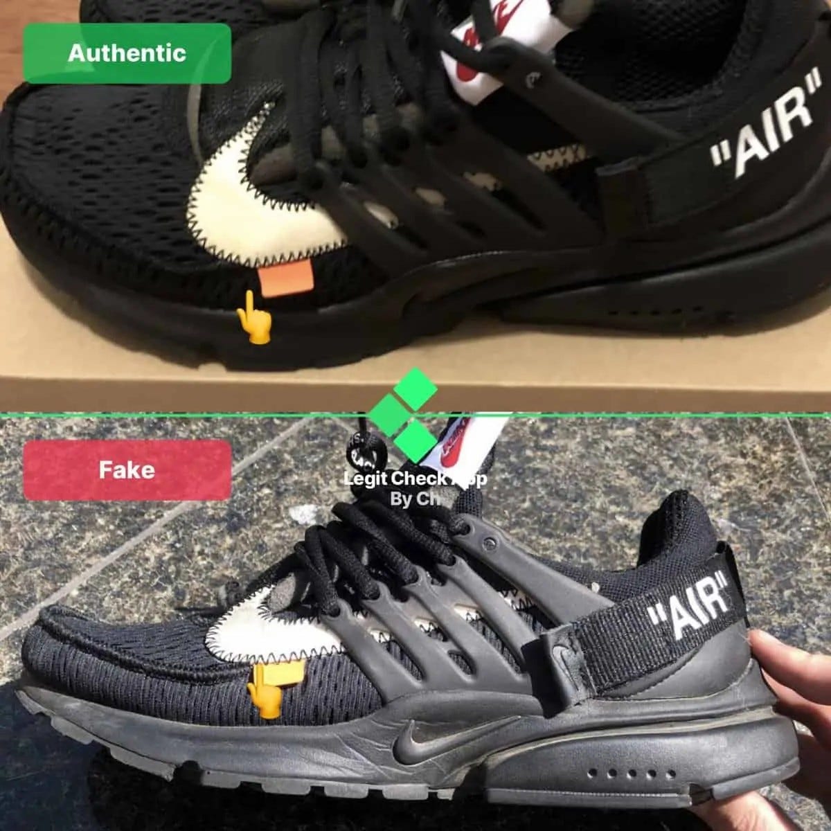 How To Spot Fake Off White Presto Black Real Vs Fake Off White Nike Air Presto Black Legit Check By Ch By Legit Check By Ch Medium