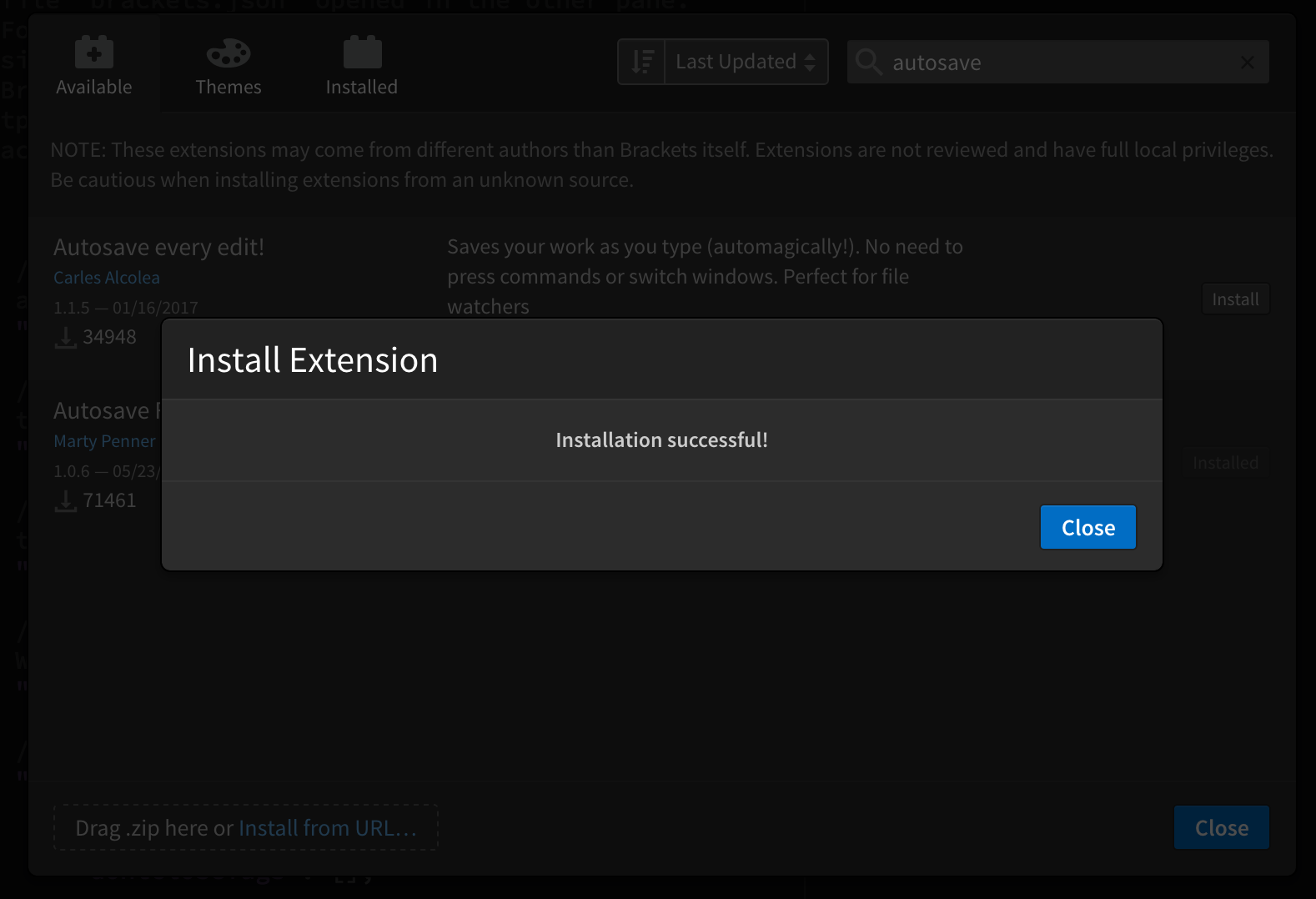 Enable AutoSave (on lost focus) on Atom, Brackets, Sublime, PhpStorm