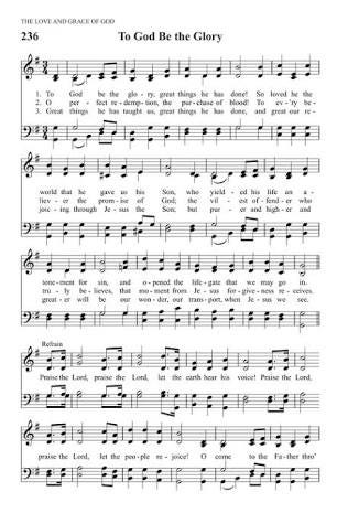 Tonic Solfa Notation Of To God Be The Glory Medium Tonic Solfa Notation Of To God Be The Glory Medium