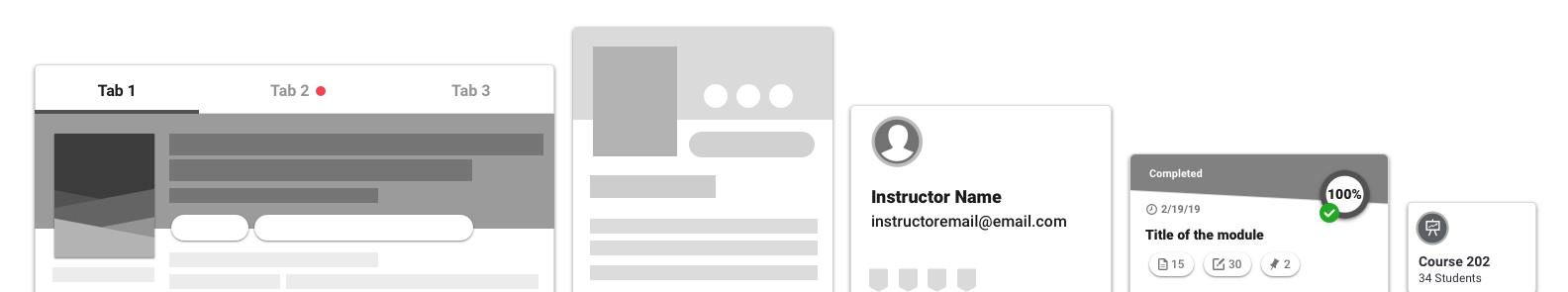 Successful card design in 3 steps: UX, UI, and Framework | by Brenna ...
