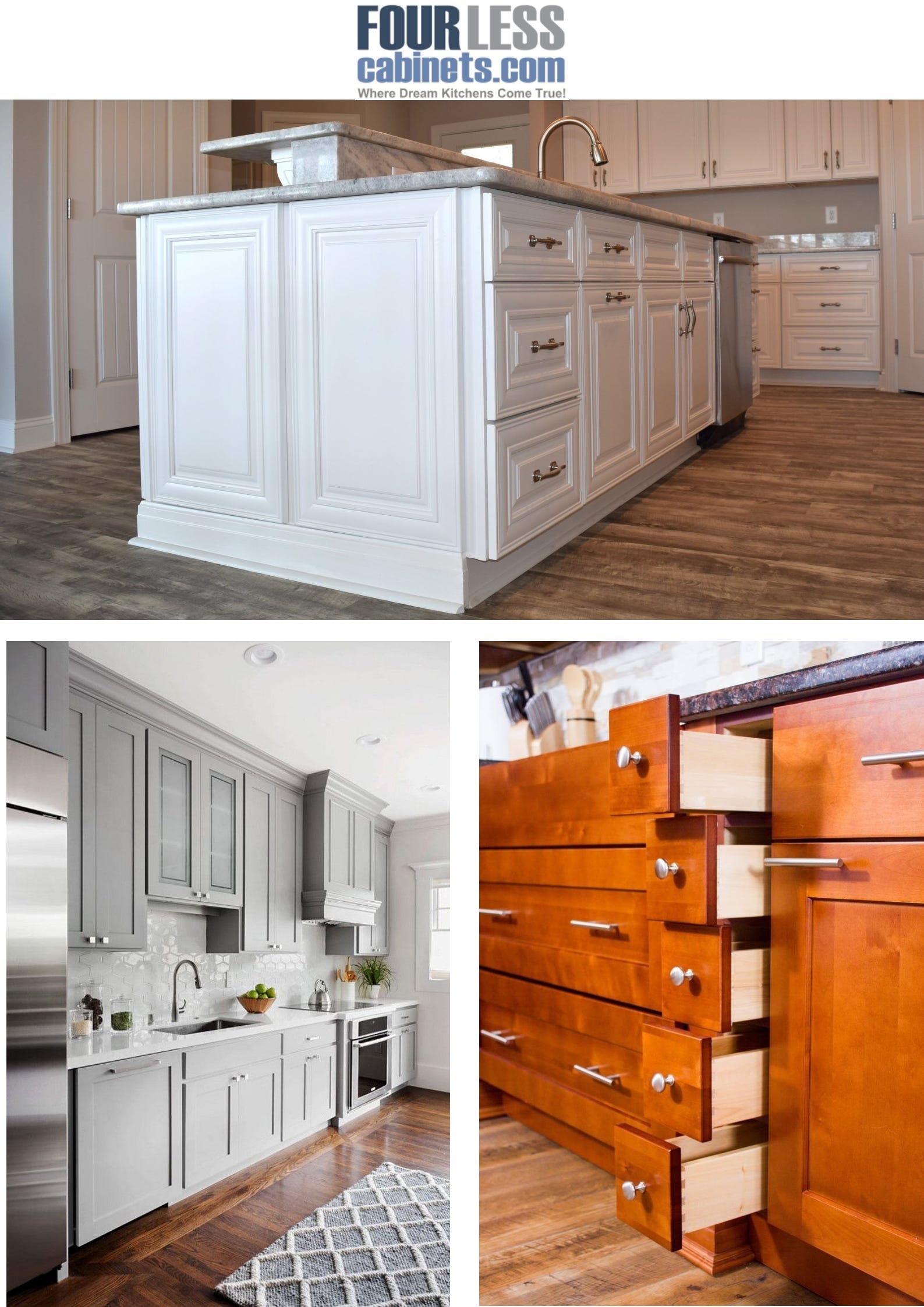 Buy White Kitchen Cabinets Four Less Cabinets By Four Less Cabinets Medium