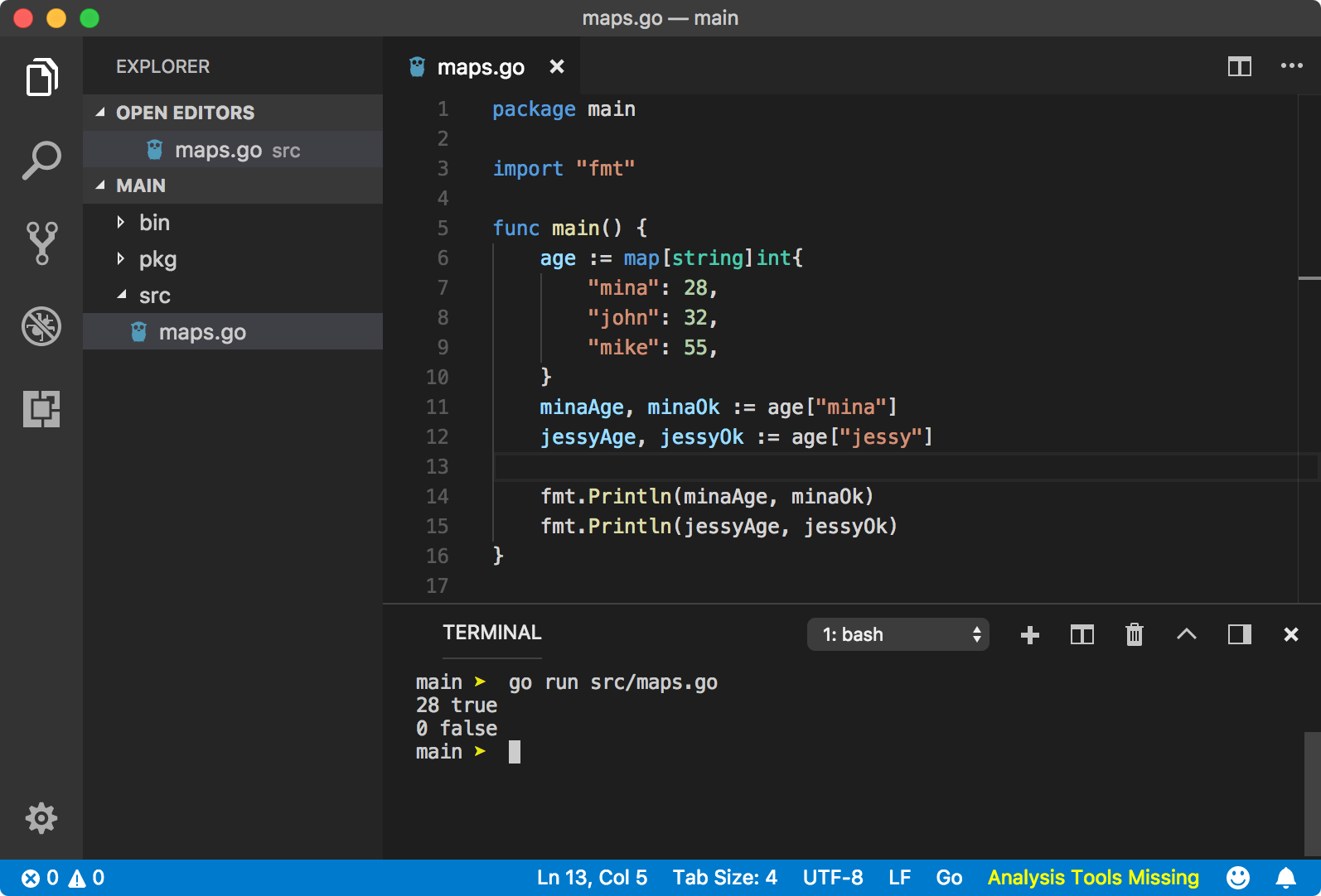 The anatomy of maps in Go. A map is a composite data type that can ...