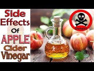 apple cider vinegar side effects on kidneys