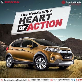 Get On The Road To Make Heads Turn In The Stunning Honda Wr V Follow Us To Know More By Saphire Honda Cars Medium