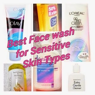 the best face wash for sensitive skin