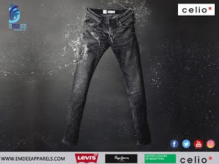 Celio Water Repellent Jeans | Emdee 