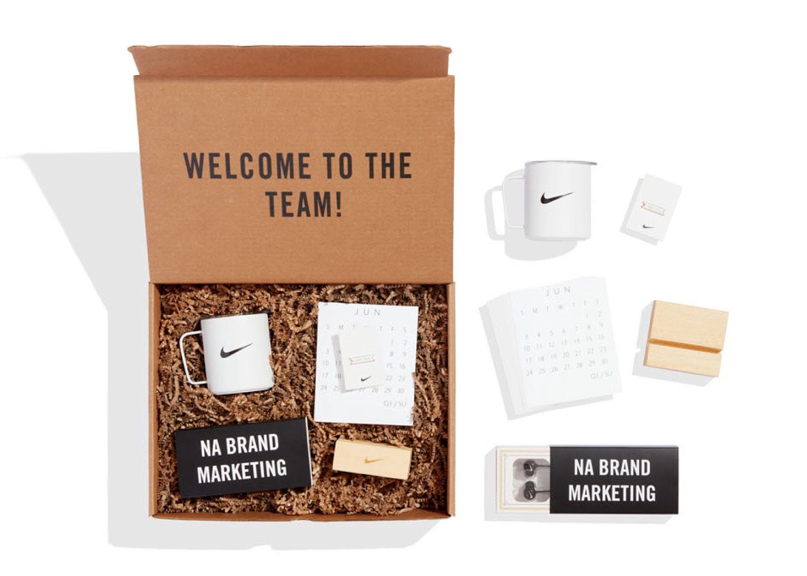 The First Day Of Work Welcome Kits At Nike Salesforce Ibm Sega
