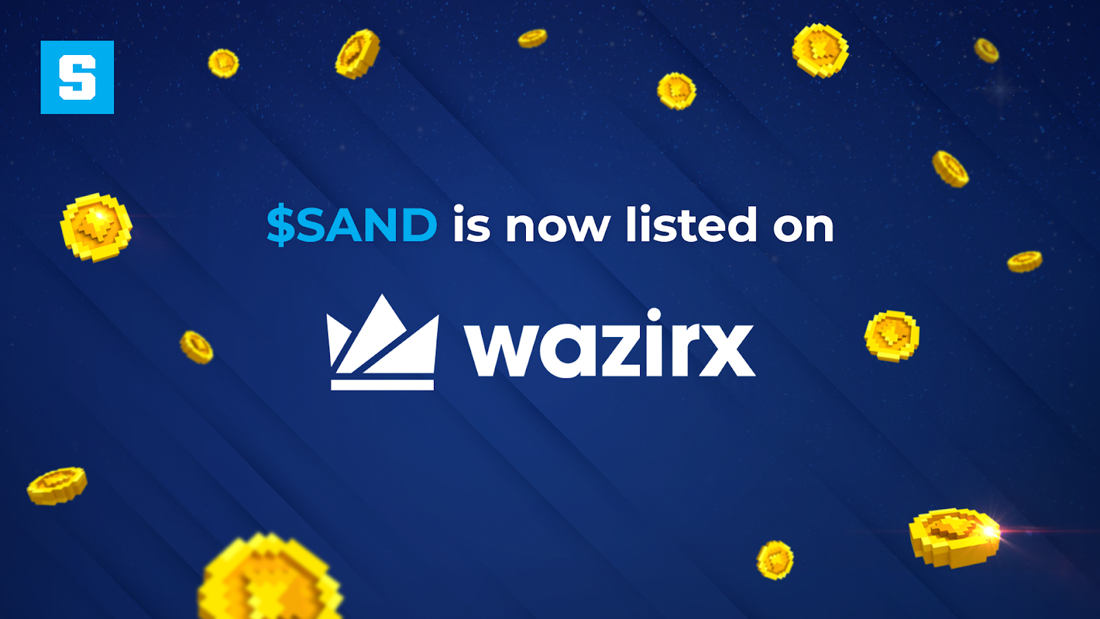 Sand Tokens By The Sandbox Is Now Listed On Wazirx Platform By The Sandbox The Sandbox Medium
