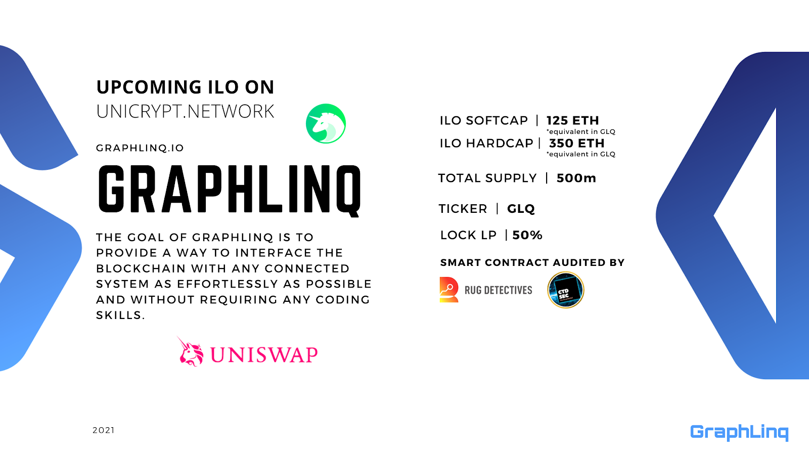 Introducing The Glq Graphlinq Token Sale On Uniswap Using Unicrypt Protocol By Graphlinq Protocol Mar 21 Medium