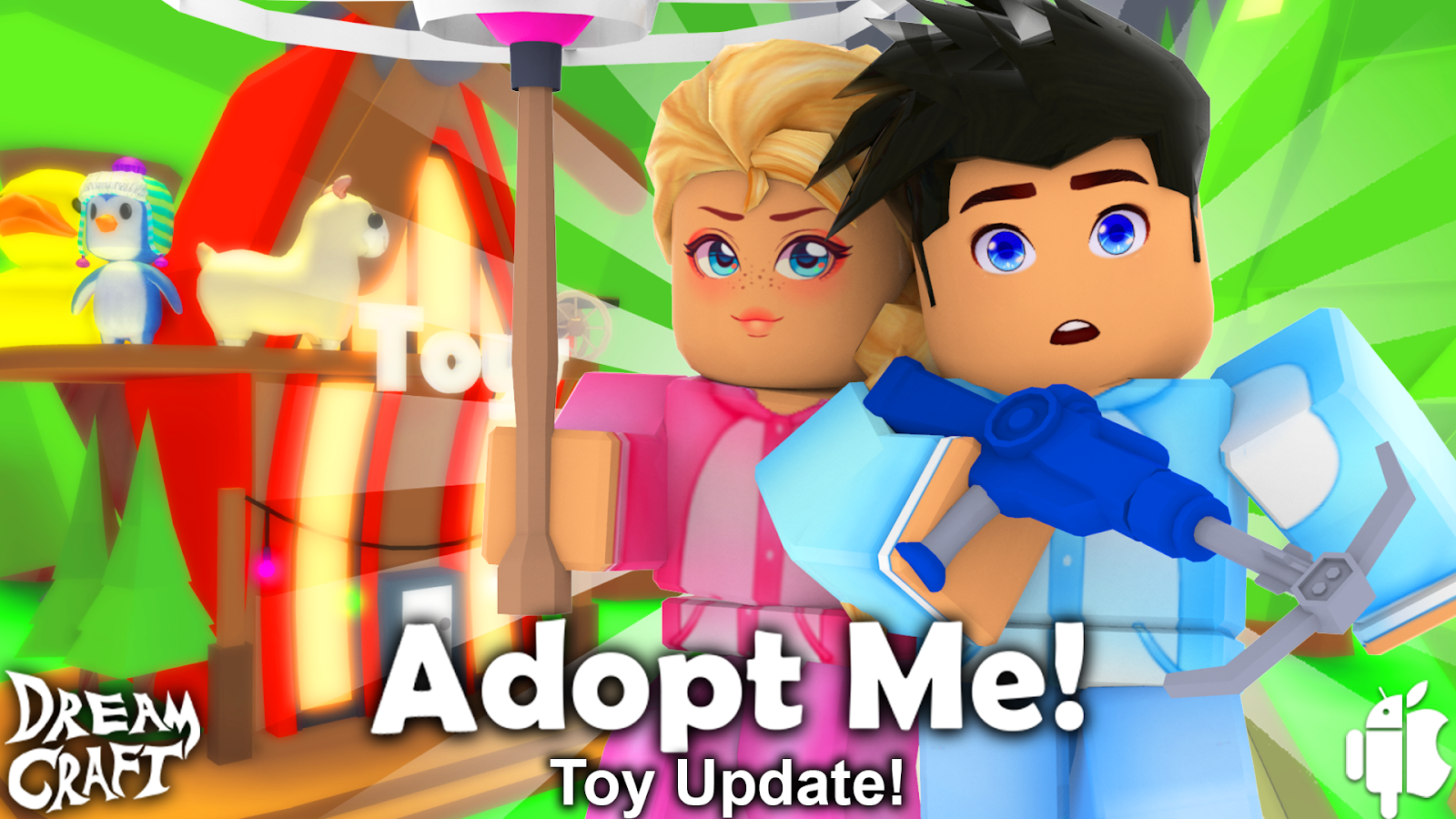 Playing Adopt Me On Roblox