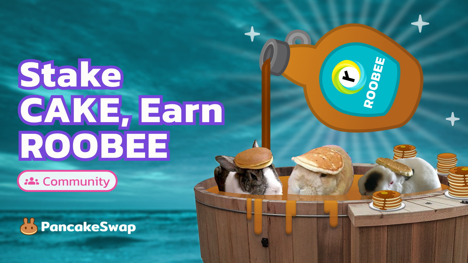 PancakeSwap Launches Roobee Community Syrup Pool! by PancakeSwap
