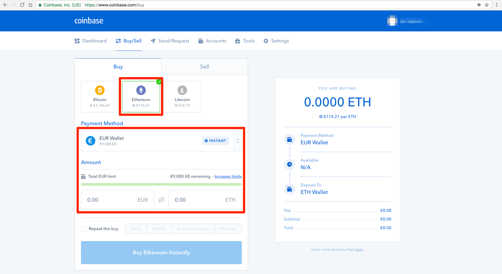 how to use bitcoin to buy ethereum on coinbase