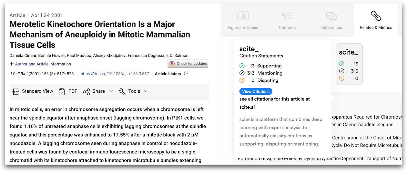 Introducing The Scite Badge A Free Embeddable Badge That Displays By Scite Scite Medium