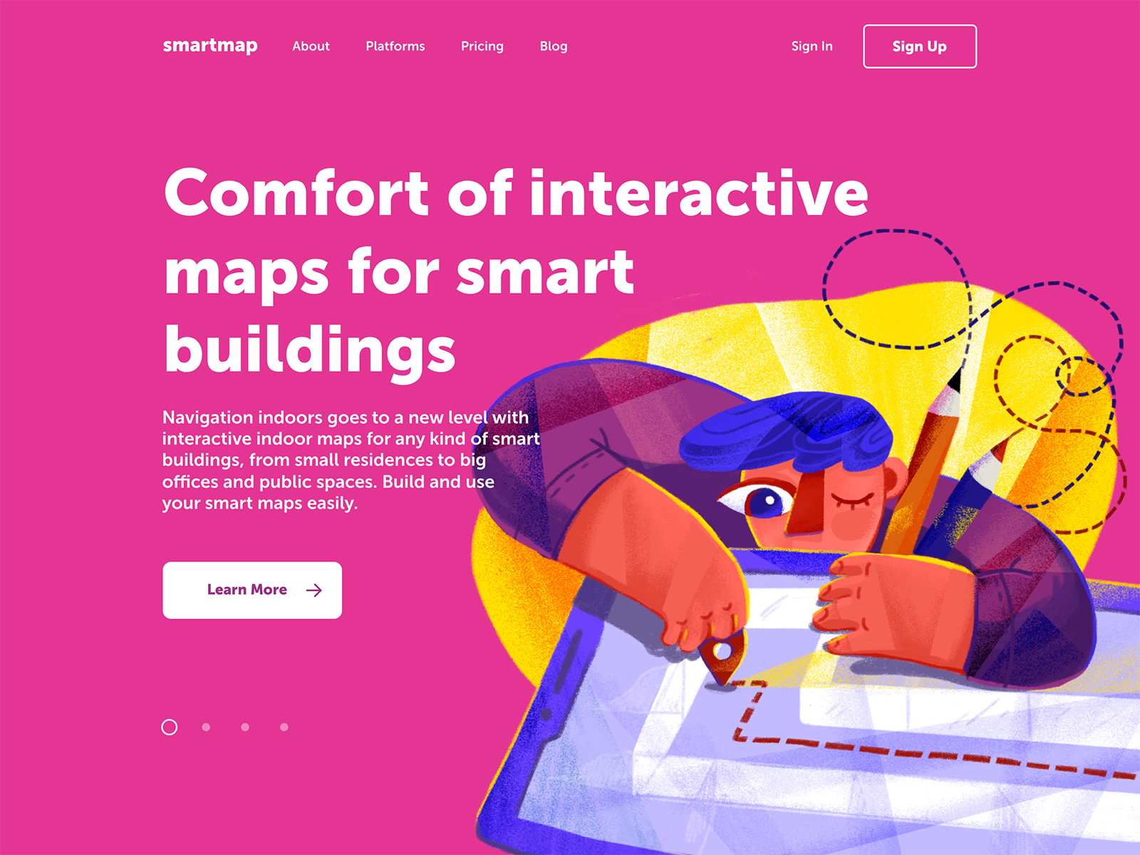 Web Design Inspiration 20 Examples Of Creative Landing Pages By Tubik Ux Planet