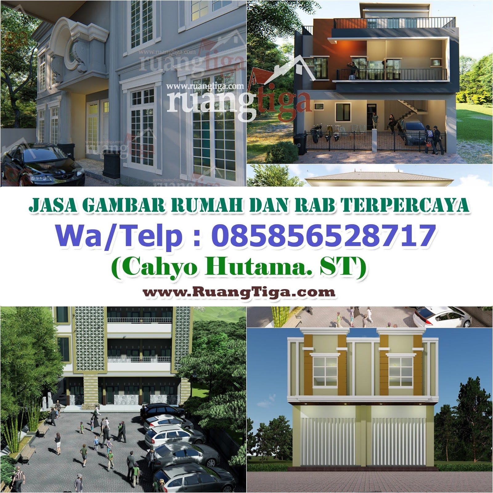 085856528717 Jasa Desain Rumah Online Harga Gambar Imb 2019