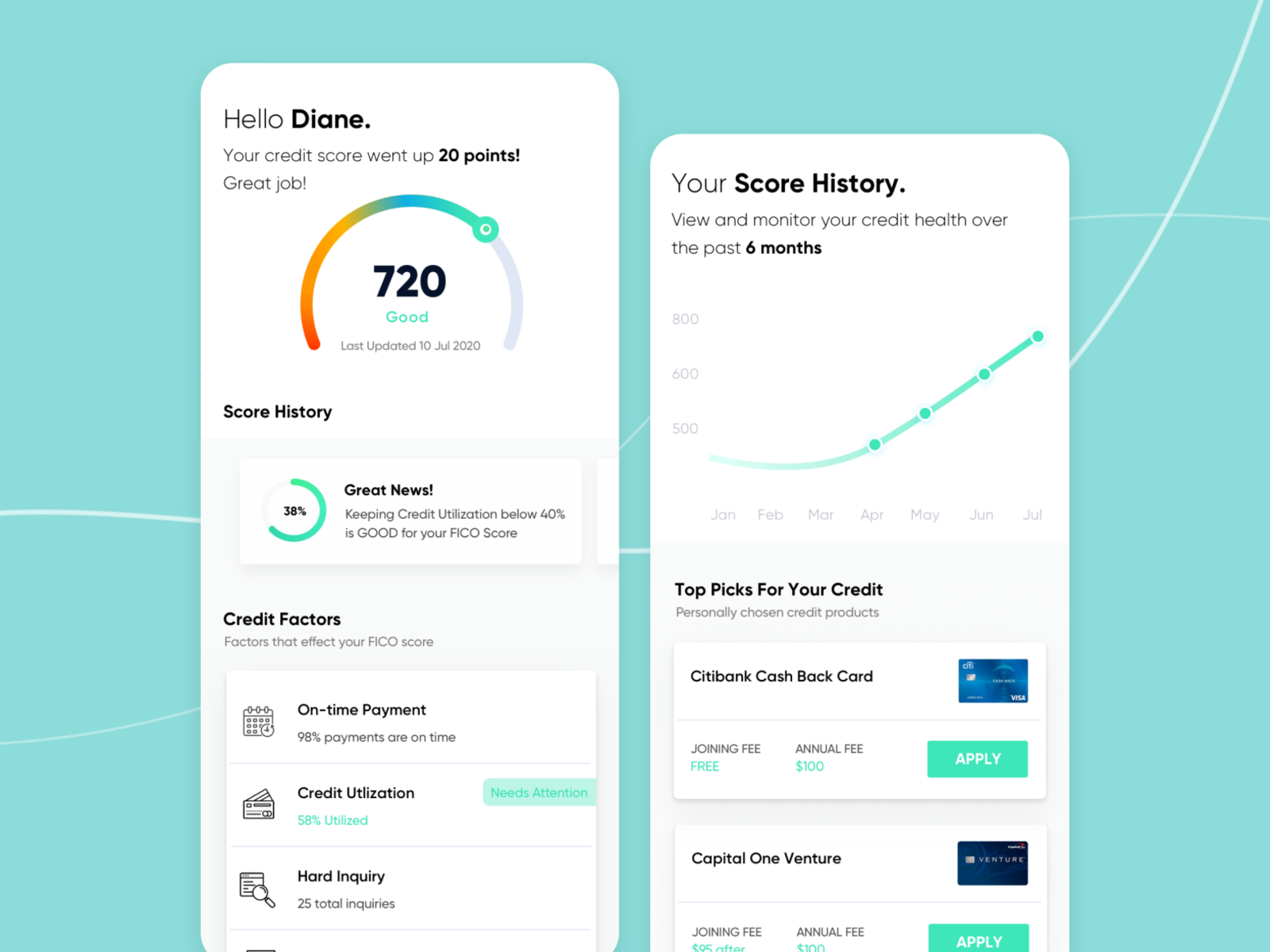 25 Creative UI Design Concepts for Fintech Apps | by S ...