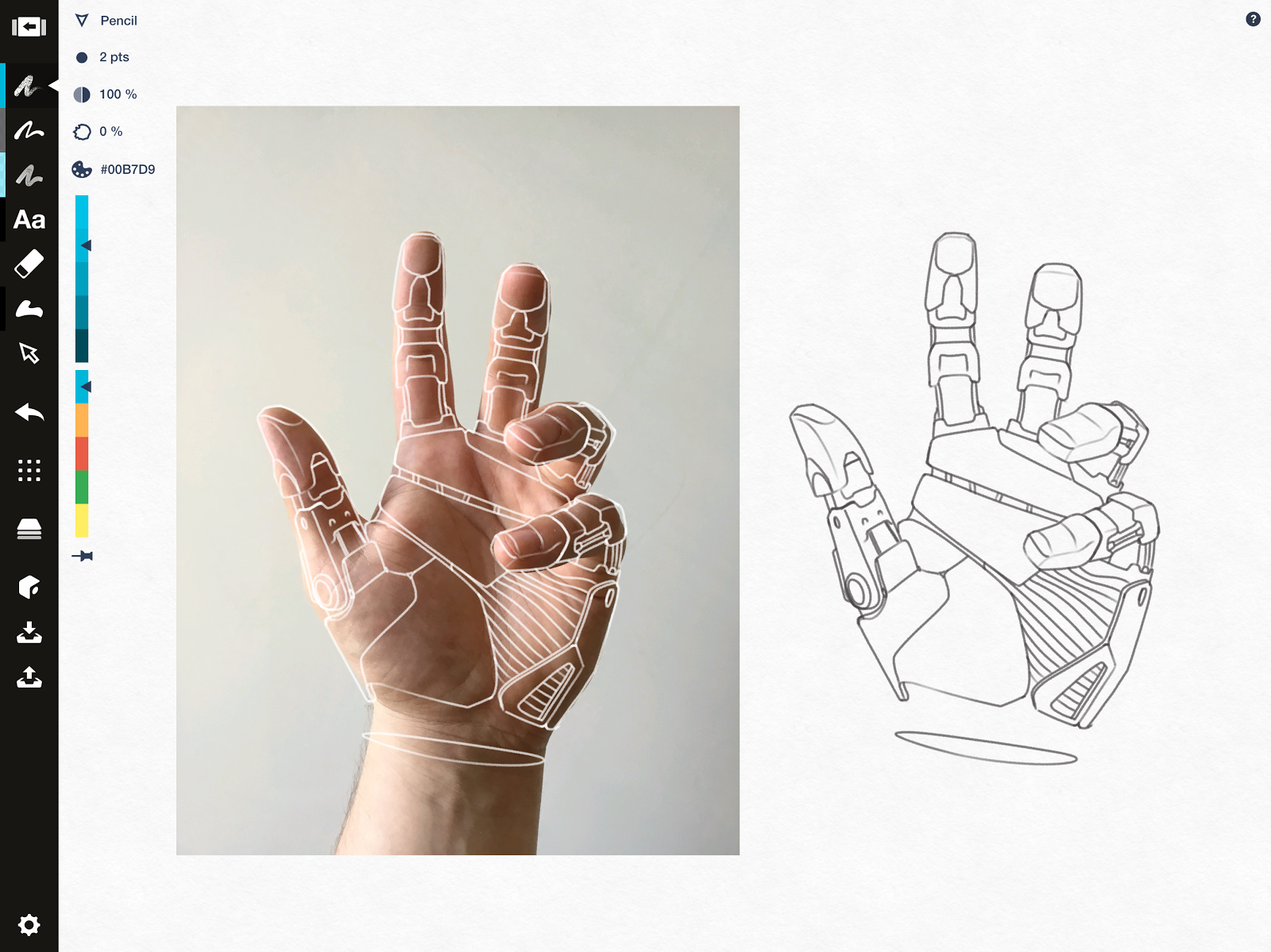Draw Your Own Hand This Article Was Adapted From Our Free By Concepts App Medium